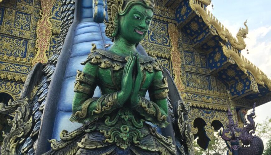 The Blue Temple in Chiang Rai, Thailand