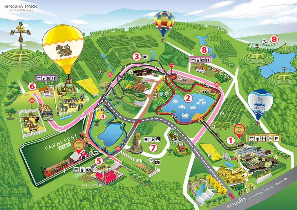 Singha Park in Chiang Rai/ Tea Farms