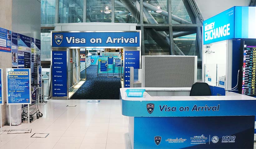 Document Required for Visa On Arrival in thailand
